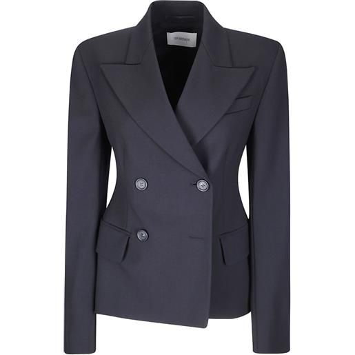Sportmax blazer doppiopetto - nero
