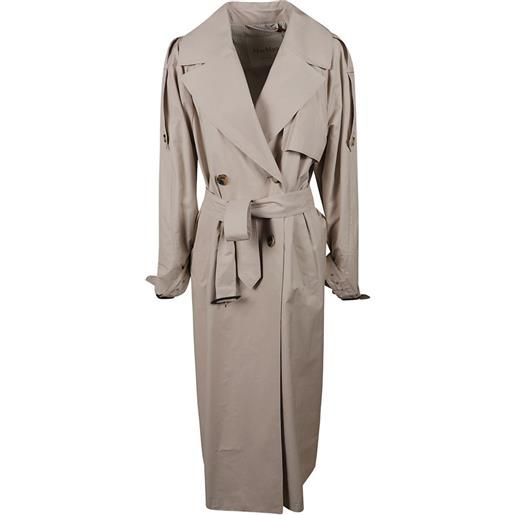 Max Mara trench doppiopetto con cintura - toni neutri