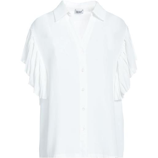 LIU -JO - camicie e bluse tinta unita - bianco