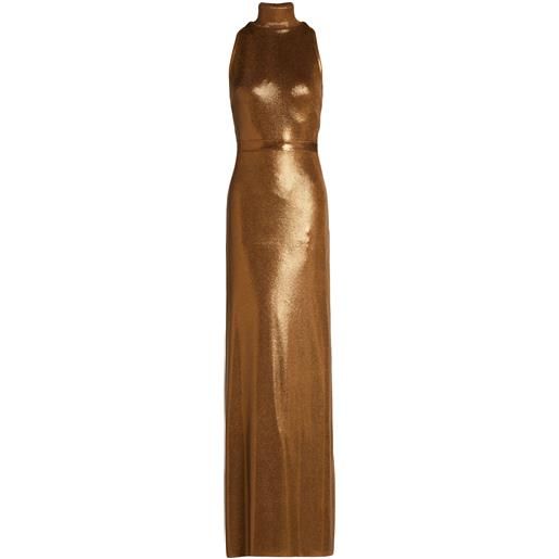 ELISABETTA FRANCHI - vestito in maglia - bronzo
