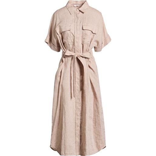 PESERICO - vestito chemisier - beige
