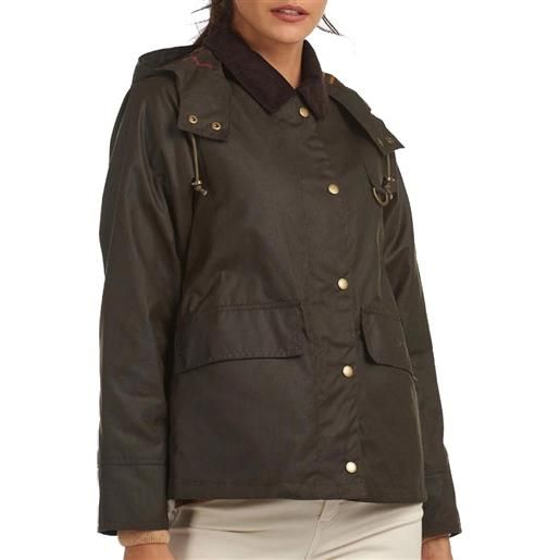 BARBOUR giubbino avon waxed - lwx1081 - olive