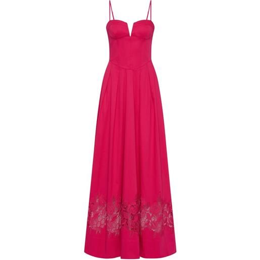 Rebecca Vallance abito lungo claribelle - rosa