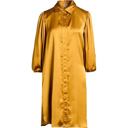 LIU -JO - vestito chemisier - giallo ocra