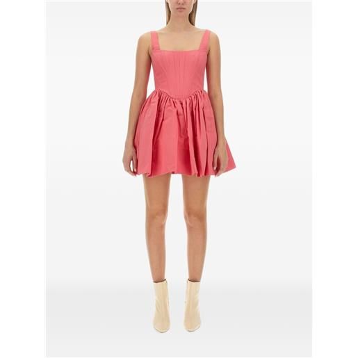 STAUD abito landscape stile corsetto - rosa