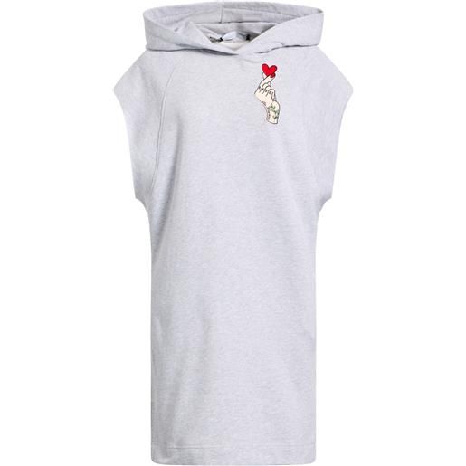 LOVE MOSCHINO - vestito corto - grigio chiaro