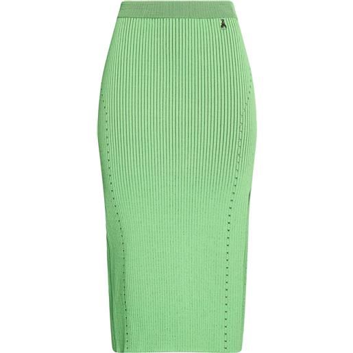 PATRIZIA PEPE - gonna midi - verde