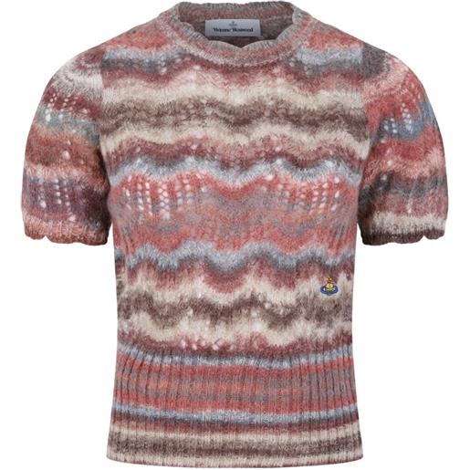 Vivienne Westwood top con ricamo - rosa
