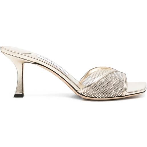 Jimmy Choo sandali skye con cristalli - oro