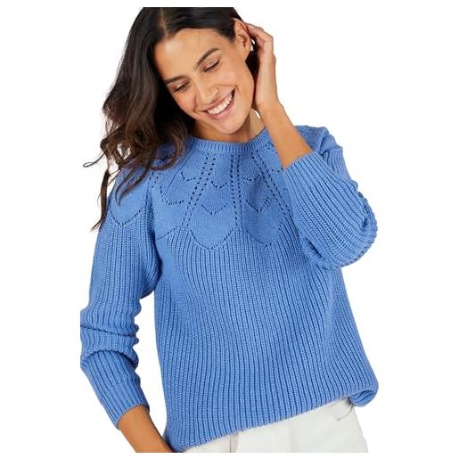 Damart - maglione dettagli traforati