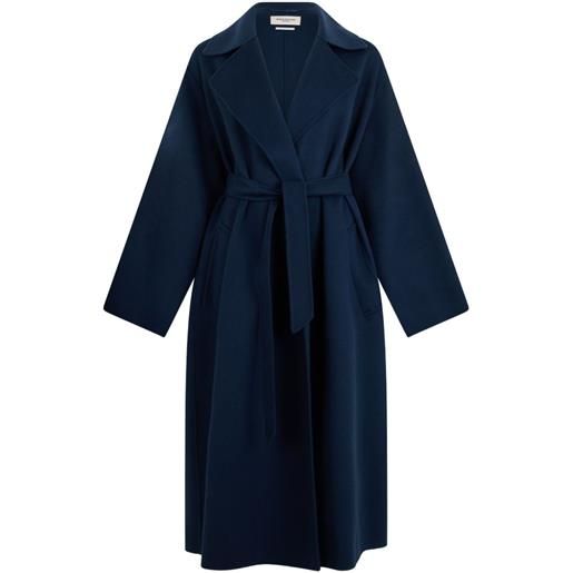 Weekend Max Mara cappotto in misto lana - blu
