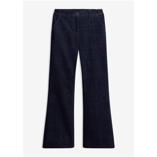 bonprix pantaloni di velluto a coste-blu