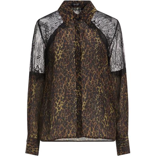 LIU -JO - camicie e bluse fantasia - verde militare