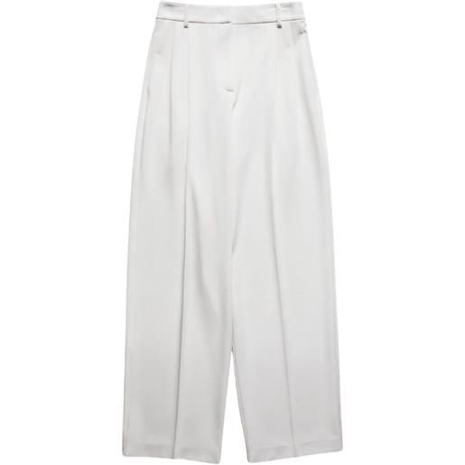 Patrizia Pepe pantaloni a gamba ampia - bianco