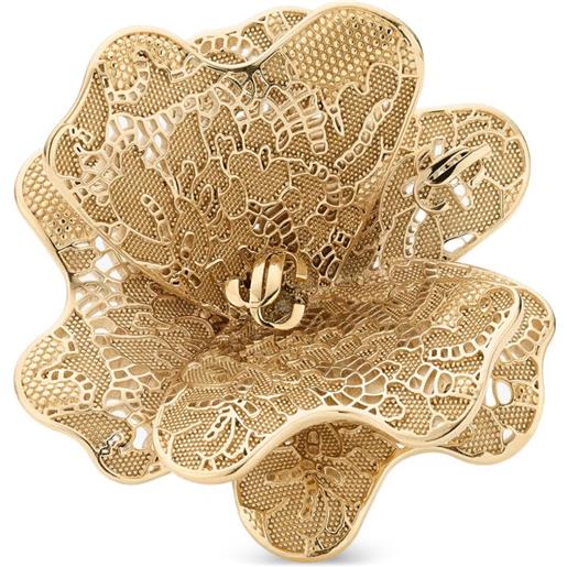 Jimmy Choo anello maxi corsage - oro