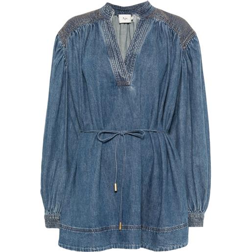 Aje abito corto denim viva - blu