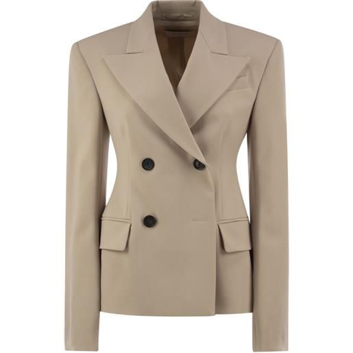 Sportmax blazer doppiopetto sartoriale - toni neutri