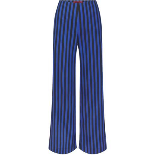 Simon Miller pantaloni in popeline a righe - blu