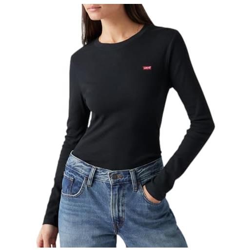 Levi's essential housemark long-sleeve tee maglietta donna