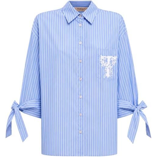 TWINSET camicia a righe - blu
