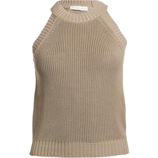 FILIPPO DE LAURENTIIS - maglia gilet - khaki