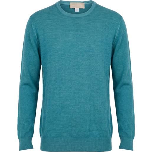 120% LINO - pullover - verde petrolio