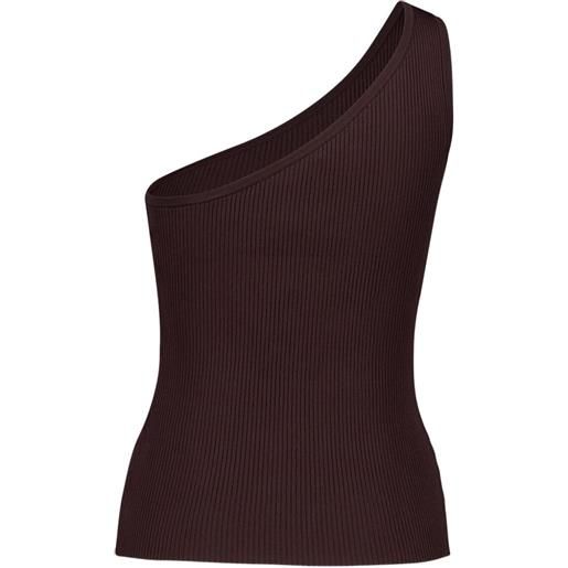 ZIMMERMANN canotta monospalla - marrone