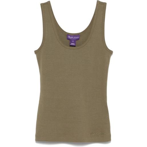 Ralph Lauren Collection canotta a coste - verde