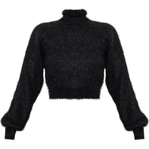Max Mara mélange mohair yarn jumper - dark grey - grigio
