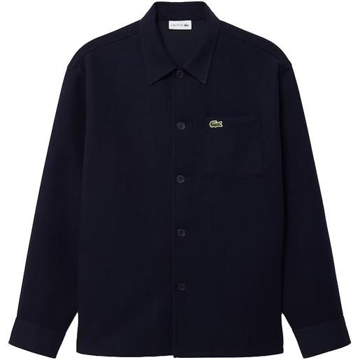 Lacoste overshirt in flanella spessa