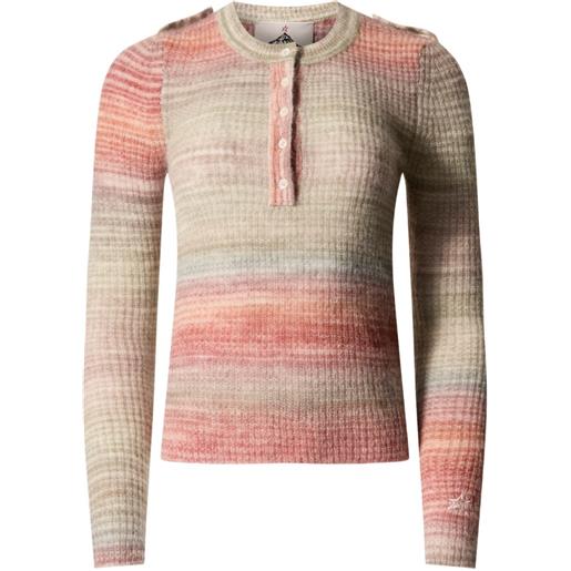 Perfect Moment top in lana arcobaleno - toni neutri