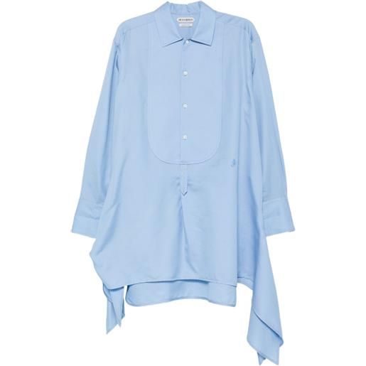 JW Anderson chemisier corto con nodo - blu