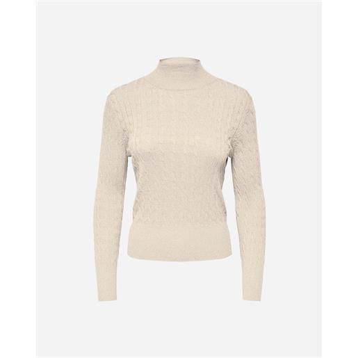 Only venice lurex w - maglione - donna - bianco