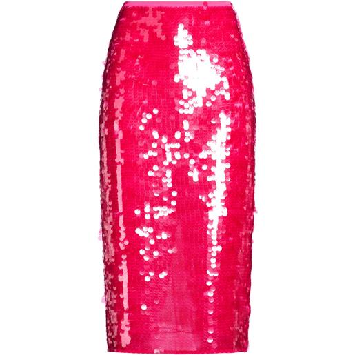PATRIZIA PEPE - gonna midi - fucsia