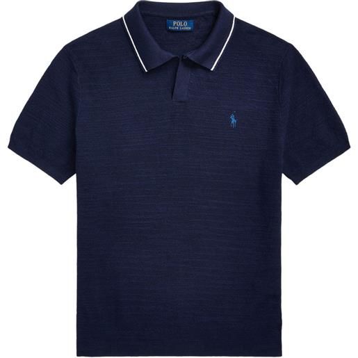 Polo Ralph Lauren maglione jonny con ricamo - blu
