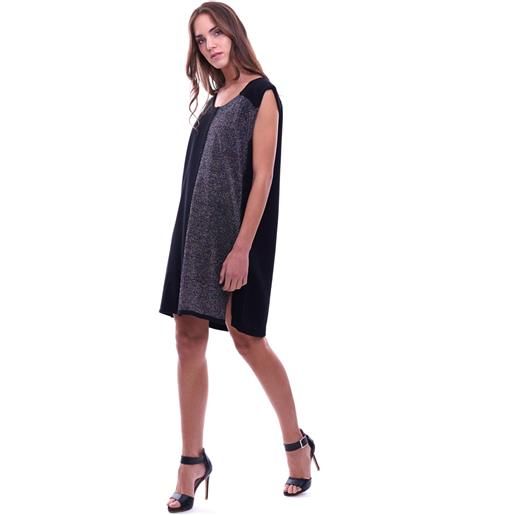 Ypno abito con banda in lurex ypno nera, colore nero