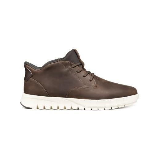 Geox u flextride plus - stivaletti da uomo, caffè, 41 eu
