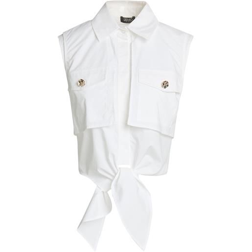 LIU -JO - camicie e bluse tinta unita - bianco
