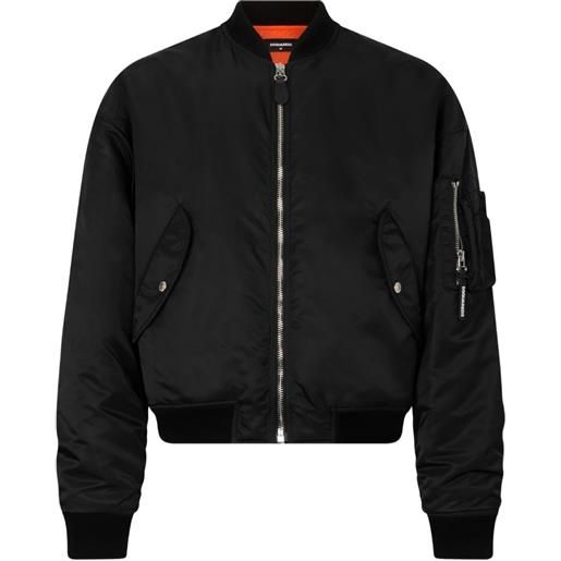 DSQUARED2 80's bomber jacket - nero