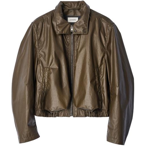 LEMAIRE bomber impermeabile con zip - verde