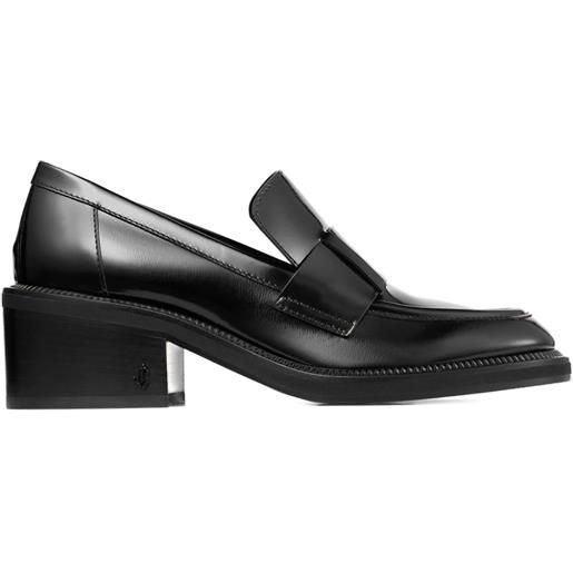 Jimmy Choo pumps tylor in pelle con tacco largo - nero