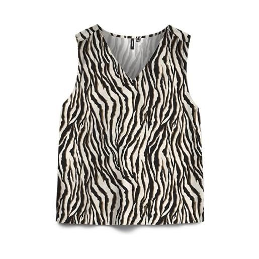 Vero moda vmeasy joy - maglia con scollo a v, s/l top donna