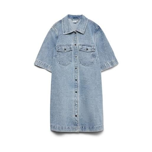 VERO MODA vmfenja ga noos-pantaloncini in denim a 2/4 donna