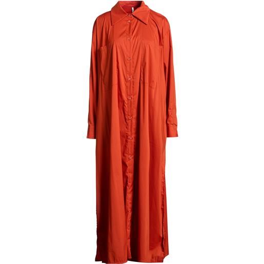 LIVIANA CONTI - vestito chemisier - rosso pomodoro