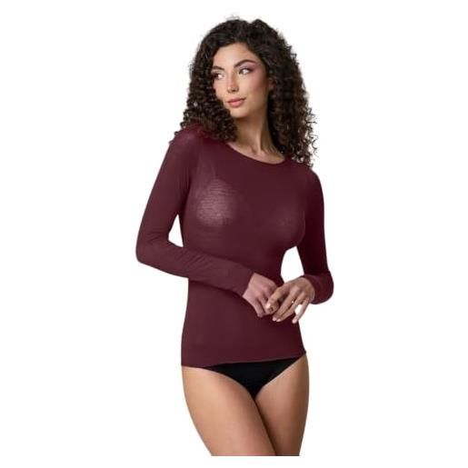 JADEA maglia manica lunga in cashmere scollata 4064 nuovi colori