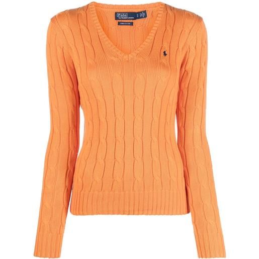 Polo Ralph Lauren maglione kimberly - arancione