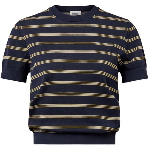 Drykorn t-shirt ronija a righe - blu
