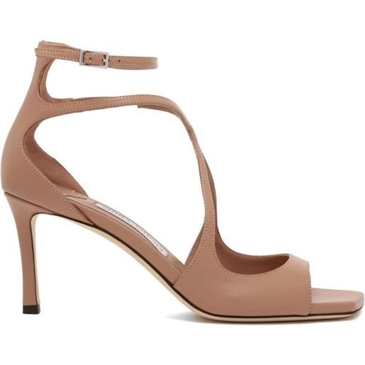 Jimmy Choo sandali azia con tacco 95mm - toni neutri