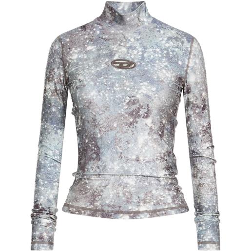 DIESEL - t-shirt - grigio