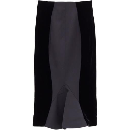 Jacquemus the tailleur skirt - nero
